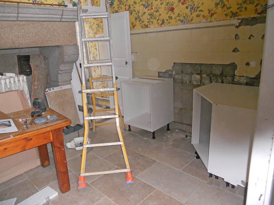 Création et pose de cuisine (chantier)